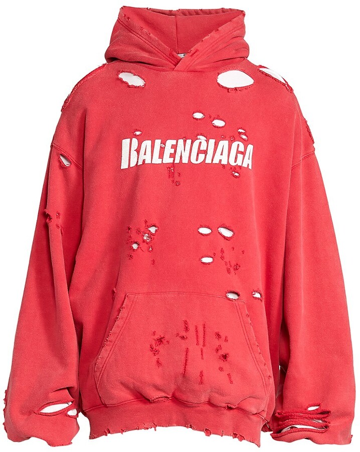 Balenciaga Red Men's Sweatshirts & Hoodies | Shop the world's largest  collection of fashion | ShopStyle