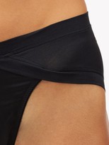 Thumbnail for your product : ROSSELL ENGLAND High-rise Silk-blend Briefs - Black