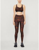 Thumbnail for your product : Koral Cheetara animal-print high-rise stretch-jersey leggings
