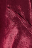 Thumbnail for your product : J Brand Lucy Crushed-velvet And Silk-georgette Camisole
