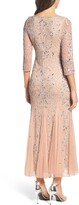 Thumbnail for your product : Pisarro Nights Illusion Sleeve Beaded A-Line Gown