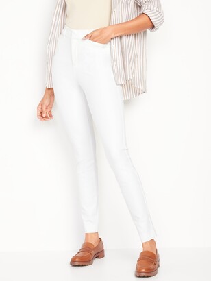 Old Navy High-Waisted White Pixie Skinny Ankle Pants for Women - ShopStyle