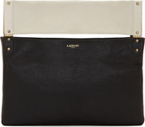 Thumbnail for your product : Lanvin Black Leather Tri-color Shoulder Bag