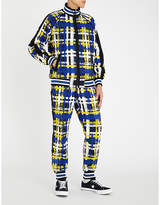 Thumbnail for your product : TAAKK Checked stretch-jersey jogging bottoms