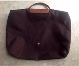 Thumbnail for your product : Longchamp Brown Cotton Clutch bag