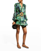Thumbnail for your product : Bronx and Banco Jungle Tiered Ruffle Mini Dress