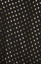 Thumbnail for your product : A.L.C. Sidney Metallic Dot Long Sleeve Silk Dress