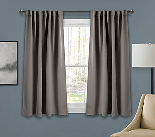 Lush Decor Insulated Back Tab 52" x 63" (2) Blackout Panel s