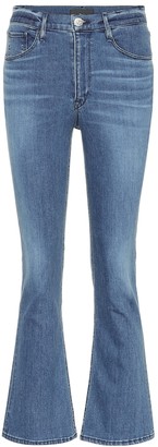 3x1 W4 cropped high-rise bootcut jeans