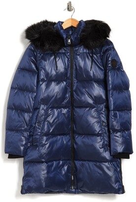 dkny blue coat