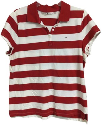 Tommy Hilfiger Red Cotton Top for Women