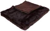 Thumbnail for your product : Linea Chocolate stripe throw