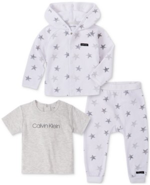 Calvin Klein Baby Boys 3-Pc. Jacket, T-Shirt & Jogger Pants Set - ShopStyle