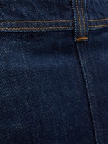 Thumbnail for your product : Ganni Buttoned Denim Midi Skirt - Dark Denim