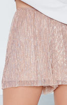 Thumbnail for your product : KENDALL + KYLIE Kendall & Kylie Lurex Pleated Shorts