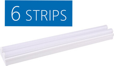 Energetic Lighting 4FT Twin Tube LED Shop Light Dimmable Linear Fixture, Damp Rated UL Listed