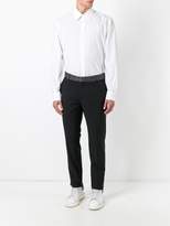 Thumbnail for your product : Alexander McQueen printed waistband straight-leg trousers