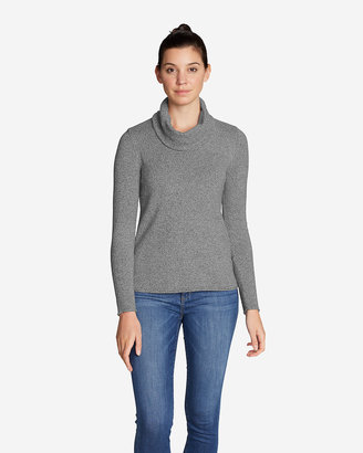Eddie Bauer Women's Sweatshirt Sweater - Cowl-Neck