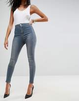 Thumbnail for your product : ASOS Design Rivington High Waisted Denim Jegging In Dita Aged Vintage Wash