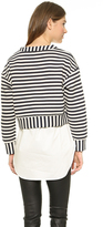 Thumbnail for your product : Derek Lam 10 Crosby 2 in 1 Sweater Top
