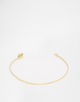Thumbnail for your product : ASOS Gold Plated Sterling Silver Arrow Arm Cuff