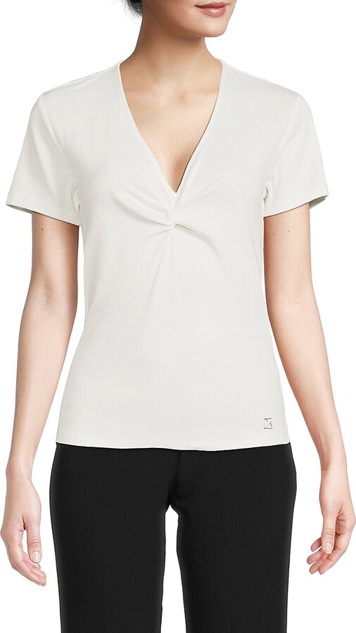 Calvin Klein Logo T-Shirt - Women's  Shirt outfit women, T shirts for women,  Calvin klein outfits