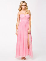 Thumbnail for your product : Elise Ryan Maxi Strapless Chiffon Dress