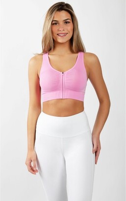 Maxx Women's Front Zip Sports CA Zip Front Sports Bra