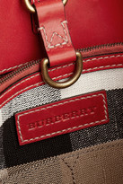 Thumbnail for your product : Burberry Shoes & Accessories Checked canvas hobo bag
