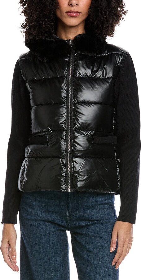 La Fiorentina Metallic Puffer Jacket