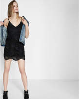 Thumbnail for your product : Express Lace Trapeze Dress