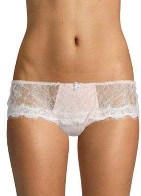 Mimi Holliday Lace Scallop-Trimmed Boyshorts