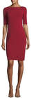 lafayette 148 new york asymmetricseamed punto milano sheath dress