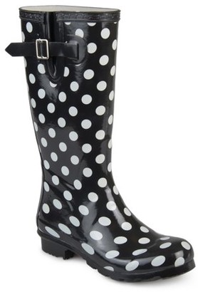 womens patterned rain boots
