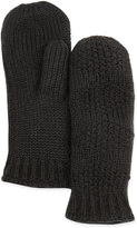 Thumbnail for your product : Hat Attack Furry-Lined Mittens, Black