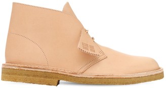 leather clarks boots