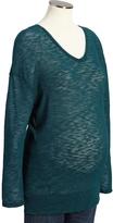 Thumbnail for your product : Old Navy Maternity Slub-Knit Tunic Sweaters