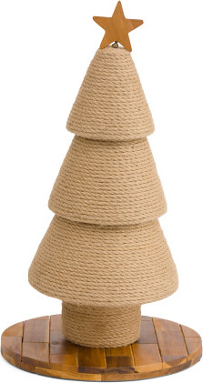 TJMAXX Round Christmas Tree Pet Scratcher