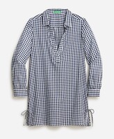 Thumbnail for your product : J.Crew Cotton voile tunic cover-up in gingham