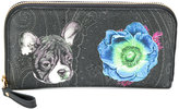 Etro - pug floral printed wallet 