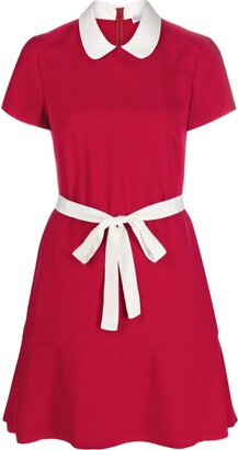 Red Dress White Collar | ShopStyle CA
