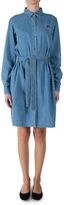 Thumbnail for your product : Kenzo Tiger Cotton-denim Shirtdress
