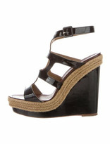 Thumbnail for your product : Christian Louboutin Patent Leather Espadrilles Black