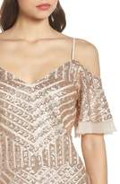 Thumbnail for your product : Vince Camuto Sequin Cold Shoulder Dress