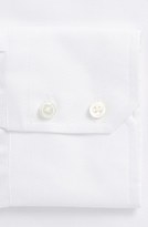 Thumbnail for your product : David Donahue Trim Fit Royal Oxford Textured Dress Shirt