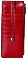 Thumbnail for your product : Lodis Audrey RFID Card Case With Zip Pocket (Red RFID) Credit card Wallet