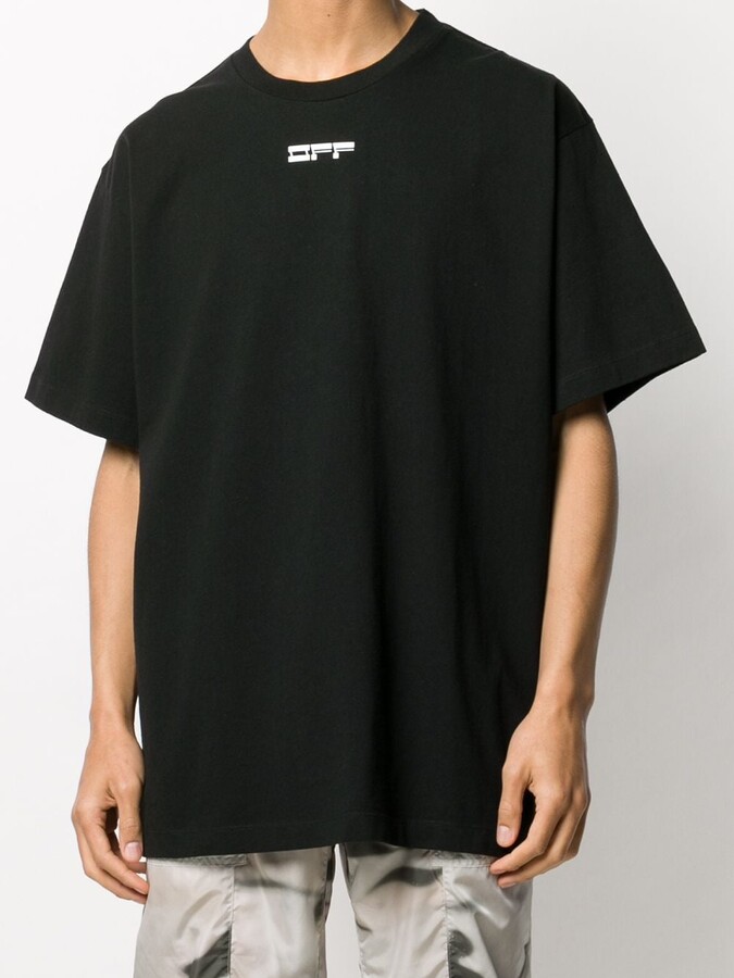 Off white masked face t shirt Clearance