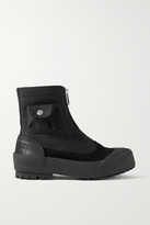 Thumbnail for your product : J.W.Anderson Suede And Rubber-trimmed Twill Ankle Boots