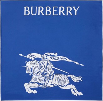 Burberry Equestrian Knight silk scarf - ShopStyle Scarves & Wraps