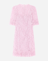 Thumbnail for your product : Dolce & Gabbana Short Lace Dress With Ruching